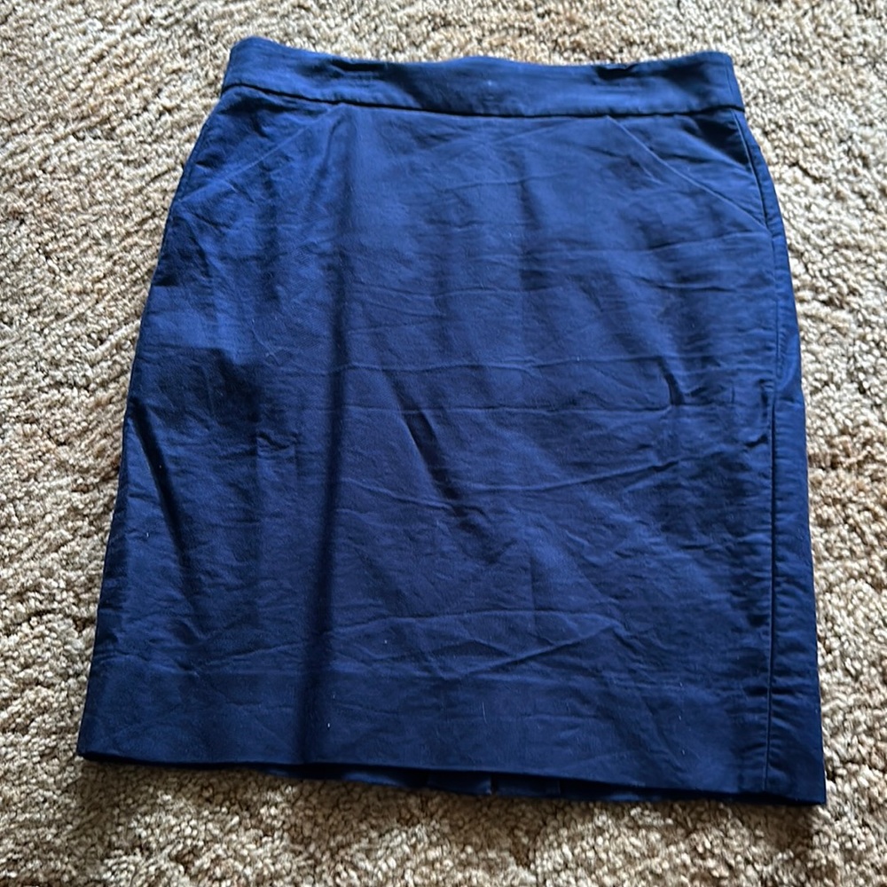 J.Crew Linen pencil skirt